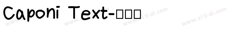 Caponi Text字体转换